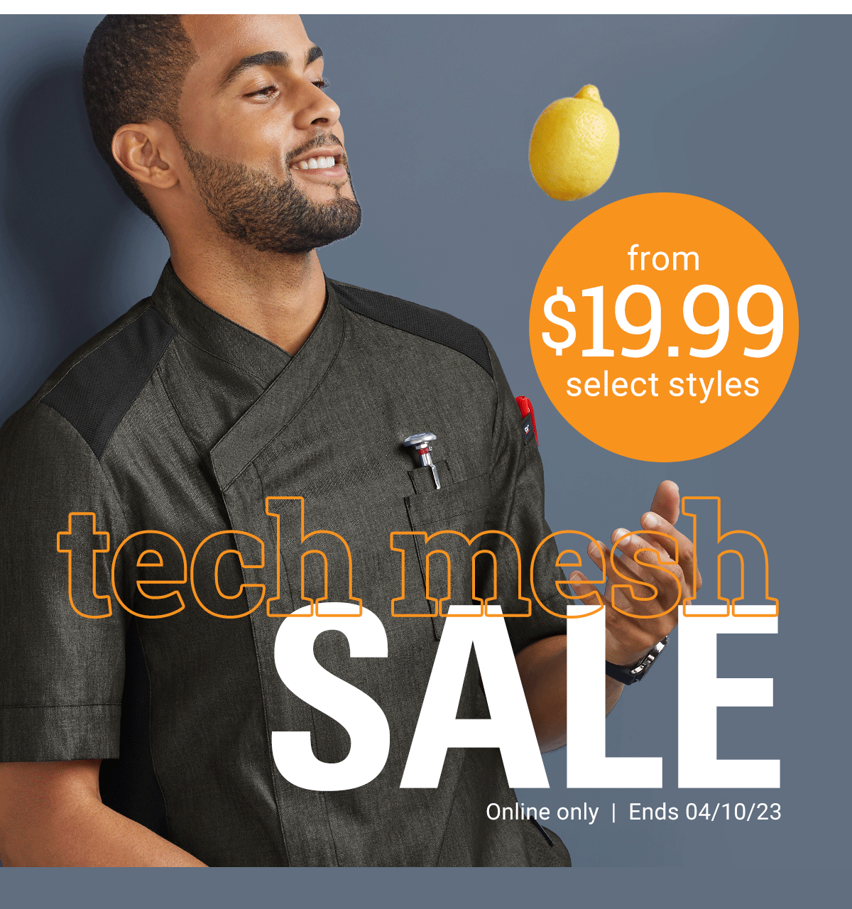 Tech, YES! Mesh Coats NOW ON SALE Chef Uniforms